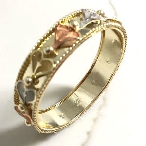Jewelry - 18k Gold Filled Tricolor Bracelet size 5 & 6 Jewelry - 18k Gold Filled Tricolor Bracelet size 5 & 6